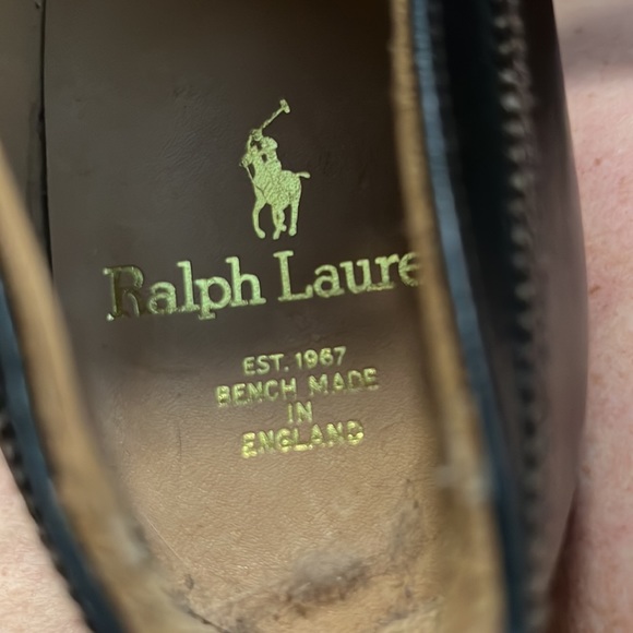 Ralph Lauren bench made golf shoes never worn - Picture 5 of 6
